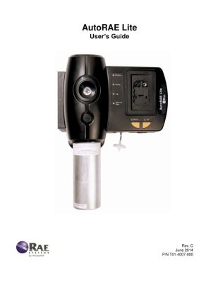 AutoRAE Lite User Guide Manual