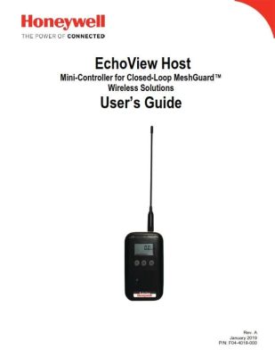EchoView Host 2.4GHz by Honeywell RAE Systems User Guide
