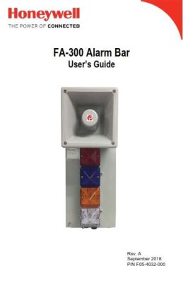 FA-300 Alarm Bar User Guide