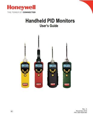 Handheld PID Monitors by Honeywell RAE Systems User Guide