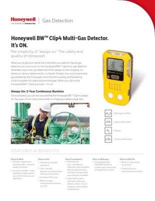 Honeywell BW Clip4Datasheet