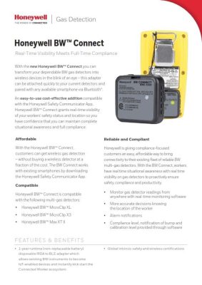 Honeywell BW Connect Datasheet