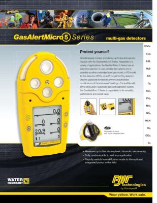 Honeywell BW GasAlertMicro 5 Series Datasheet