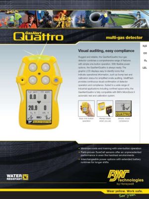 Honeywell BW GasAlertQuattro Datasheet