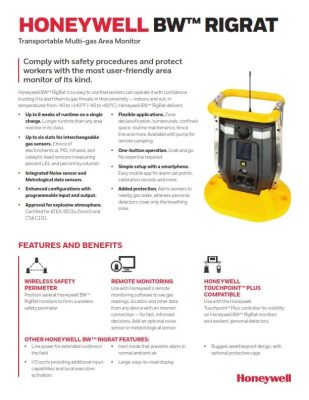 Honeywell BW RigRat Transportable Multi-Gas Area Monitoring Datasheet