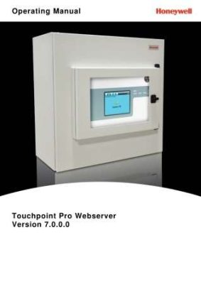 Honeywell Touchpoint Pro Webserver Operating Manual