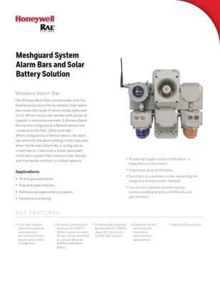 Wireless Alarm Bar Datasheet